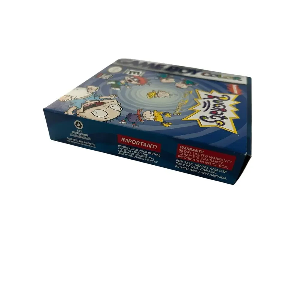 Rugrats: Time Travelers Nintendo Game Boy Complete w/ Box & Manual Needs Battery